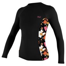 Lycra O'Neill Wms Side Print L/S Rash Guard*