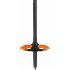 Leki Helicon Lite skialpové hole Dark anthracit/Neon orange/Black vel. 110 - 145 cm